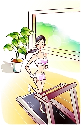 EPS 주간 우먼라이프 라이프스타일 웰빙 여자 화분 다이어트 일러스트 창문 실내 건강 한명 사람 20대 성인 달리기 운동 헬스 헬스장 런닝머신 여자만 여자한명만 성인여자만 청년만 청년여자만 성인한명만 청년여자한명만 성인여자한명만 성인만 국내일러스트 자연요소 1 모션 청년 내부 생활 운동기구 파일형식 벡터