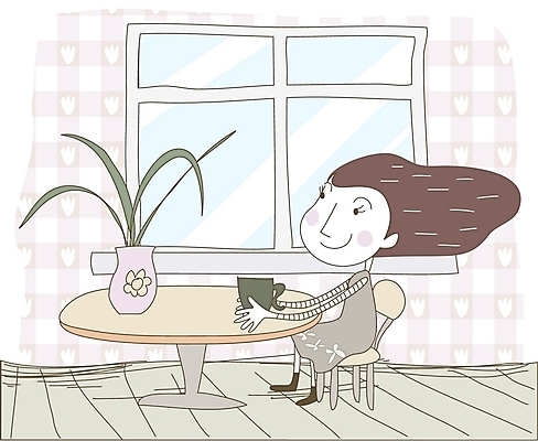 EPS 우먼라이프 라이프스타일 여자 화분 음료 의자 일러스트 창문 상상 탁자 티타임 휴식 실내 한명 사람 20대 성인 컵 마시기 차 원탁 여자만 여자한명만 성인여자만 청년만 청년여자만 성인한명만 청년여자한명만 성인여자한명만 성인만 국내일러스트 1 식기 가구 컨셉 모션 청년 내부 생활 파일형식 벡터