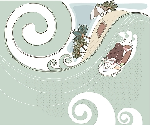 EPS 주간 우먼라이프 여자 바다 일러스트 상상 휴식 한명 사람 20대 성인 취미 해변 야외 라이프 야자수 보드 서핑 여자만 여자한명만 성인여자만 청년만 청년여자만 성인한명만 청년여자한명만 성인여자한명만 성인만 국내일러스트 자연요소 나무 1 라이프스타일 스포츠 컨셉 청년 생활 수상스포츠 파일형식 벡터