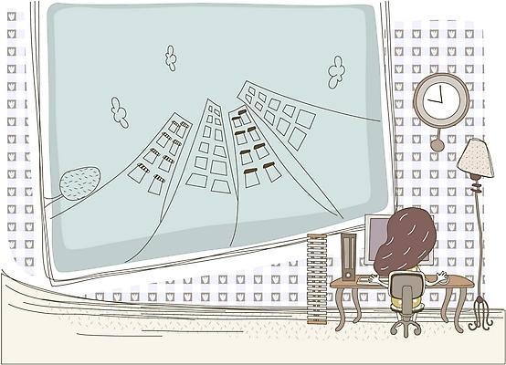 EPS 우먼라이프 여자 시계 의자 일러스트 상상 휴식 실내 한명 사람 20대 성인 취미 건물 라이프 컴퓨터 CD 스탠드 업무 책상 여자만 여자한명만 성인여자만 청년만 청년여자만 성인한명만 청년여자한명만 성인여자한명만 성인만 국내일러스트 1 라이프스타일 건축물 가구 컨셉 조명 청년 내부 생활 전자제품 작업 파일형식 벡터