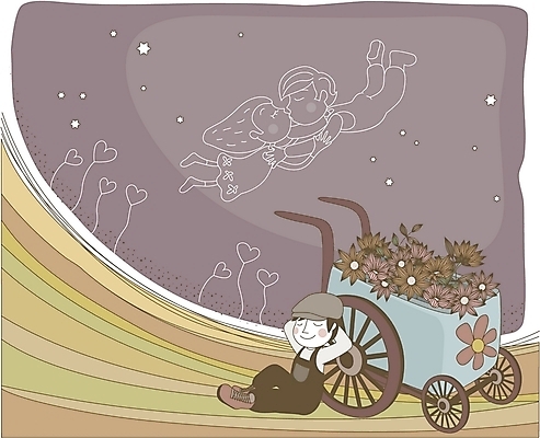 EPS 커플 남자 꽃 별 일러스트 상상 휴식 키스 한명 사람 20대 성인 취미 라이프 수레 꿈 로맨틱 잠 수면 남자만 남자한명만 성인남자만 청년만 청년남자만 청년남자한명만 성인한명만 성인남자한명만 성인만 국내일러스트 자연요소 식물 1 컨셉 관계 청년 생활 물 카트 애정표현 파일형식 벡터