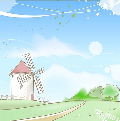 EPS 주간 나무 구름 시설물 사계절 계절 공공시설 현대건축 건축 백그라운드 일러스트 자연 하늘 바람 풍경 초원 사람없음 야외 울타리 봄 풍차 언덕 풍력발전소 봄배경 국내일러스트 자연요소 식물 건축물 날씨 담장 발전소 풍력에너지 시설 생태계 파일형식 벡터