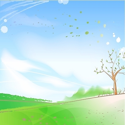 EPS 주간 나무 식물 구름 사계절 계절 백그라운드 일러스트 자연 하늘 바람 나뭇잎 풍경 초원 사람없음 야외 초록색 봄 상큼 봄배경 국내일러스트 자연요소 컬러 잎 날씨 생태계 파일형식 벡터