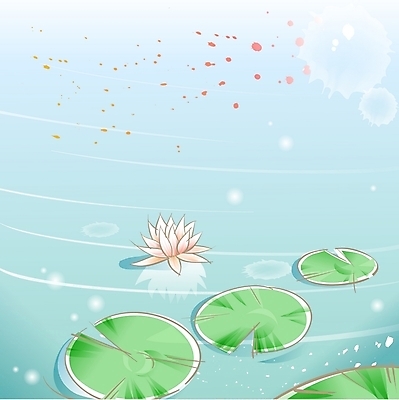 EPS 식물 사계절 계절 꽃 호수 물결 백그라운드 잎 일러스트 여름꽃 자연 바람 연꽃 풍경 사람없음 야외 초록색 빛 봄 연못 연잎 상큼 봄배경 국내일러스트 자연요소 컬러 날씨 생태계 파일형식 벡터 여름_계절