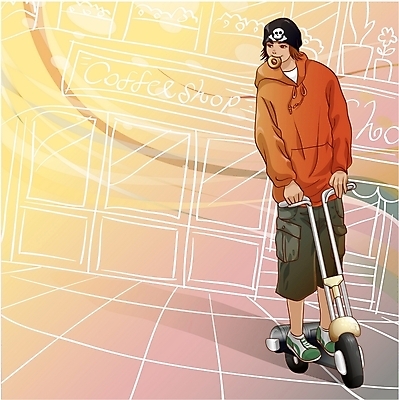 EPS 패션 남자 문화 여유 일러스트 거리 힙합 한명 사람 20대 성인 취미 야외 청춘 도넛 즐거움 미니바이크 퀵보드 남자만 남자한명만 성인남자만 청년만 청년남자만 청년남자한명만 성인한명만 성인남자한명만 성인만 국내일러스트 1 감정 음악 교통수단 컨셉 디저트 청년 파일형식 벡터