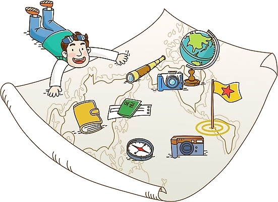 EPS 남자 여행 컨셉 세계지도 일러스트 휴가 한명 사람 20대 성인 지구본 카메라 다이어리 공책 망원경 깃발 나침반 여행용품 여권 남자만 남자한명만 성인남자만 청년만 청년남자만 청년남자한명만 성인한명만 성인남자한명만 성인만 국내일러스트 1 지도 문구용품 청년 전자제품 세계 사무용품 오브젝트 파일형식 벡터