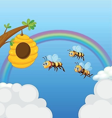 EPS 해외이미지 나무 식물 구름 줄기 곤충 무지개 잎 곡선 오렌지 일러스트 자연 하늘 주택 안테나 선물 야외 그래픽 빨간색 초록색 파란색 갈색 노란색 흰색 나뭇가지 해충 벌레 꿀벌 남색 벌 제비꽃 그림 천국 서식지 벌집 내추럴 호박벌 해외202004 해외일러스트 자연요소 동물 꽃 선 컬러 과일 통신 건물 벌_곤충 생태계 파일형식 벡터