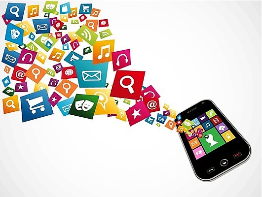 EPS 해외이미지 일러스트 모바일 사람없음 스마트폰 어플리케이션 온라인 해외202004 해외일러스트 핸드폰 스마트기기 파일형식 벡터