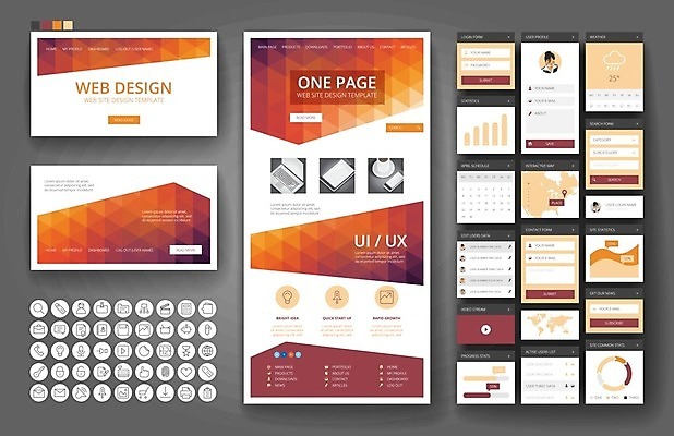 EPS 해외이미지 템플릿 디자인 백그라운드 지도 인터넷 오렌지 일러스트 비즈니스 추상 사람없음 그래픽 빨간색 세트 세계 노란색 웹 플랫 땅 메뉴 레이아웃 페이지 기하학 UI 인터페이스 폴리곤 해외202004 해외일러스트 컬러 무늬 과일 파일형식 벡터