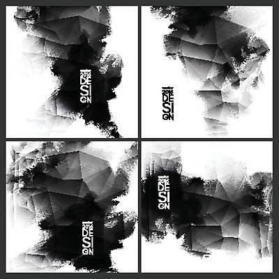 EPS 해외이미지 백그라운드 일러스트 수묵화 미술 타이포그라피 사람없음 세트 검은색 먹 번짐 국경 해외202004 해외일러스트 문자 컬러 서예 문화예술 파일형식 벡터 효과