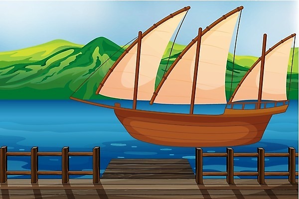 EPS 해외이미지 식물 호수 바다 일러스트 자연 하늘 산 항해 풍경 경사 야외 목재 그래픽 초록색 물 파란색 강 항구 침묵 보트 숲 만화 스케치 언덕 활 시작 그림 방파제 함선 캔버스 장면 선원 포트 돛대 깊이 해외202004 해외일러스트 자연요소 나무 공공시설 컬러 배_교통 재료 교통시설 미술 소리 생태계 파일형식 벡터