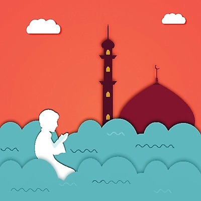 EPS 해외이미지 전통 배너 포스터 종교 종이 문화 백그라운드 일러스트 휴가 소년 축제 기도 축하 이슬람교 모스크 기회 커뮤니티 단식 마스지드 아랍어 해외202004 해외일러스트 남자 어린이 컨셉 파일형식 벡터