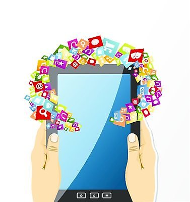 EPS 해외이미지 손 일러스트 모바일 들기 신체부위 태블릿 어플리케이션 온라인 소셜미디어 해외202004 해외일러스트 모션 사람 전자제품 스마트기기 파일형식 벡터