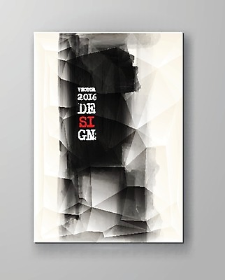 EPS 해외이미지 포스터 백그라운드 일러스트 수묵화 미술 타이포그라피 사람없음 검은색 먹 번짐 국경 해외202004 해외일러스트 문자 컬러 서예 문화예술 파일형식 벡터 효과