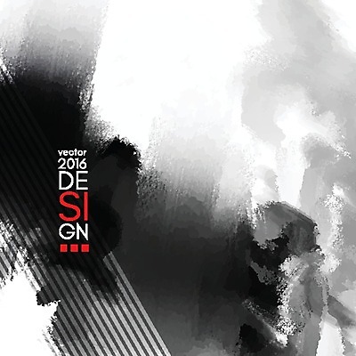 EPS 해외이미지 백그라운드 일러스트 수묵화 미술 타이포그라피 사람없음 검은색 먹 번짐 국경 해외202004 해외일러스트 문자 컬러 서예 문화예술 파일형식 벡터 효과