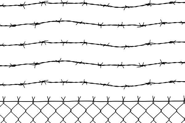 EPS 해외이미지 일러스트 프레임 경비 안전 여름 울타리 금속 자유 금지 경계선 방어 수비 범죄 가장자리 경찰 보호 위험 탈출 철 교도소 감옥 부식 잠금 보안 날카로움 철사 철조망 시스템 망사 흐림 유지 죄수 철강 국경 해외202004 해외일러스트 직업 계절 선 컨셉 모션 재질 날씨 어류 담장 직물 둘레 경계 파일형식 벡터