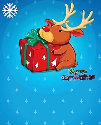 EPS 해외이미지 동물 디자인 계절 행복 리본 크리스마스 일러스트 사슴 생물 사람없음 그래픽 빨간색 초록색 파란색 상자 파티 축제 기쁨 축하 그림 매듭 리빙 순록 테마 해외202004 해외일러스트 기념일 감정 컬러 컨셉 포유류 이벤트 파일형식 벡터