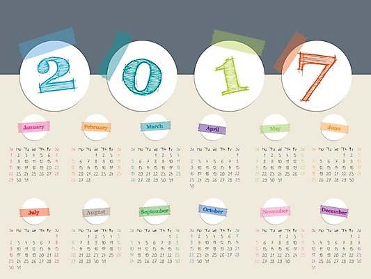 EPS 해외이미지 디자인 계절 종이 백그라운드 일러스트 텍스트 벽지 추상 새로움 아이디어 타이포그라피 그래픽 유행 디지털 달력 원형 일주일 계획 연도 테이프 월 엘리먼트 스타일 2017년 해외202004 해외일러스트 도형 문자 컨셉 무늬 문구용품 날짜 파일형식 벡터