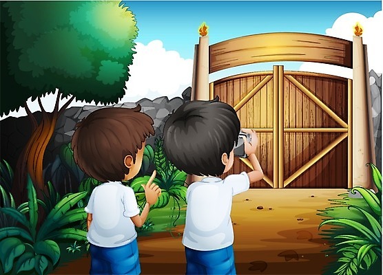 EPS 해외이미지 나무 식물 구름 남자 어린이 벽 유니폼 잎 일러스트 하늘 벽돌 사람 소년 목재 그래픽 초록색 울타리 갈색 카메라 디지털 흙 바위 흰색 나뭇가지 잡초 바리케이드 만화 땅 그림 대문 신사 전자 땅바닥 해외202004 해외일러스트 자연요소 옷 컬러 재료 바닥 전자제품 담장 문 파일형식 벡터