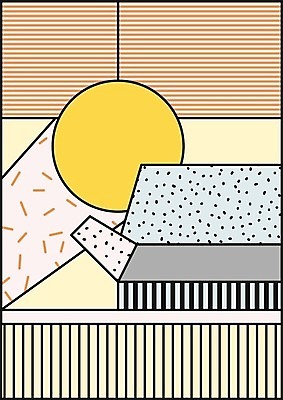 EPS 해외이미지 모양 디자인 백그라운드 패턴 일러스트 추상 사람없음 컬러풀 복고 기하학 멤피스디자인 해외202004 해외일러스트 컬러 무늬 파일형식 벡터