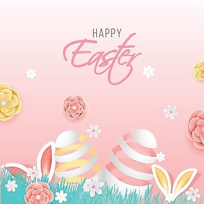 EPS 해외이미지 일러스트 타이포그라피 사람없음 부활절계란 해외202004 해외일러스트 문자 부활절 계란 파일형식 벡터