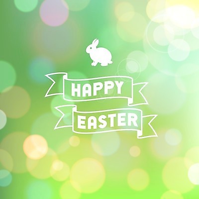 EPS 해외이미지 일러스트 타이포그라피 사람없음 초록색 토끼 부활절계란 해외202004 해외일러스트 문자 컬러 포유류 부활절 반려동물 계란 파일형식 벡터