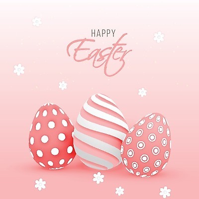 EPS 해외이미지 일러스트 타이포그라피 사람없음 부활절계란 해외202004 해외일러스트 문자 부활절 계란 파일형식 벡터