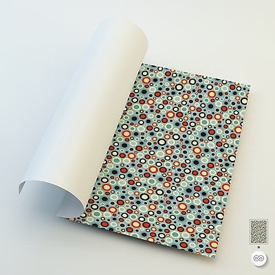 EPS 해외이미지 템플릿 디자인 종이 패턴 일러스트 사람없음 장식 책 컬러풀 다이어리 공백 점 얼룩 원형 떨어짐 레이아웃 시트 목업 해외202004 해외일러스트 도형 컬러 컨셉 무늬 사무용품 파일형식 벡터