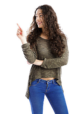 포토 JPG 해외이미지 모델 1 여자 행복 백그라운드 생각 한명 사람 10대 흰색 가리킴 표현 신선 자신감 보여주기 고립 카피스페이스 해외202004 해외포토 감정 컬러 모션 청소년 손짓 공백 파일형식