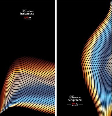 EPS 해외이미지 템플릿 디자인 선 백그라운드 곡선 일러스트 추상 사람없음 그래픽 빛 컬러풀 디지털 검은색 블러 해외202004 해외일러스트 컬러 무늬 파일형식 벡터