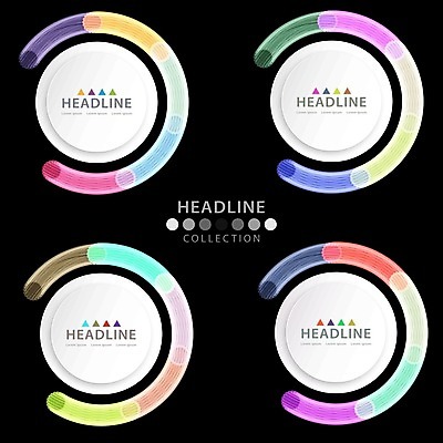 EPS 해외이미지 모양 템플릿 디자인 배너 리플렛 백그라운드 컨셉 패턴 일러스트 추상 프레임 종류 사람없음 그래픽 장식 세트 컬러풀 라벨 플랫 레이아웃 엘리먼트 스타일 해외202004 해외일러스트 컬러 무늬 파일형식 벡터