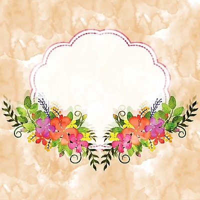 EPS 해외이미지 배너 기념일 꽃 백그라운드 잎 꽃무늬 일러스트 추상 수채화 프레임 이벤트 사람없음 장식 컬러풀 파티 축제 봄 축하 클래식 초대 그런지 국경 해외202004 해외일러스트 식물 계절 컬러 컨셉 무늬 파일형식 벡터