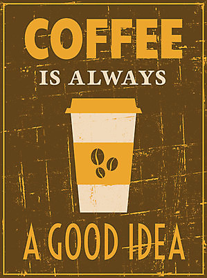 EPS 해외이미지 디자인 커피 음료 백그라운드 일러스트 텍스트 콩 아이디어 프레임 타이포그라피 사람없음 컵 갈색 카페 복고 카페테리아 그런지 카페인 스타일 맛있는 해외202004 해외일러스트 문자 식기 컬러 컨셉 곡류 상점 파일형식 벡터