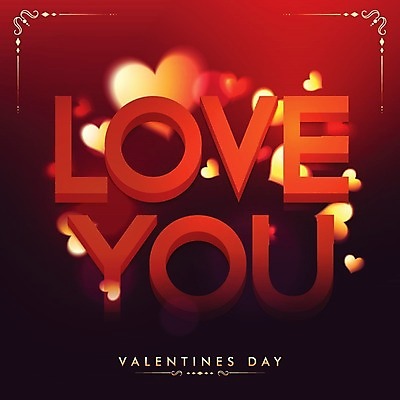 EPS 해외이미지 프로포즈 일러스트 텍스트 관계 발렌타인데이 사랑 타이포그라피 빛 파티 3D 낭만 하트 날짜 초대 광택 광 제안 해외202004 해외일러스트 모양 문자 감정 컨셉 데이이벤트 이벤트 디지털합성 파일형식 벡터