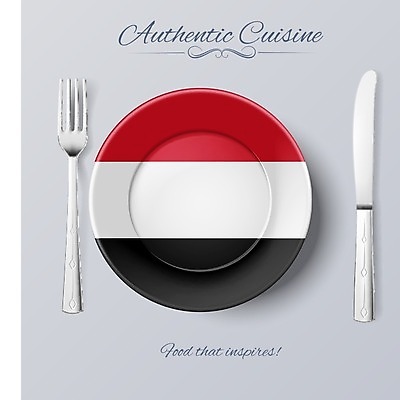 EPS 해외이미지 모양 전통 식기 접시 디자인 아시아 문화 음식 여행 포크 컨셉 일러스트 요리 동양인 빨간색 빛 컬러풀 세계 주방 식당 검은색 흰색 깃발 원형 역사 칼 맛 어플리케이션 심볼 사인 메뉴 배지 고립 예멘 전국 지리 해외202004 해외일러스트 도형 나라 컬러 인종 상점 파일형식 벡터