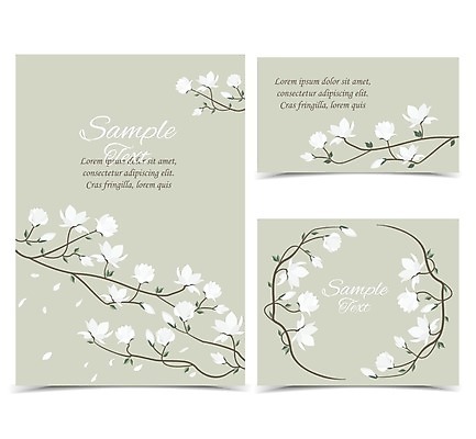 EPS 해외이미지 꽃 일러스트 프레임 사람없음 봄 낭만 나뭇가지 목련 꽃프레임 프레임일러스트 해외202004 해외일러스트 나무 식물 계절 컨셉 파일형식 벡터