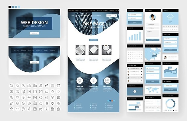 EPS 해외이미지 템플릿 디자인 지도 인터넷 일러스트 비즈니스 모바일 사람없음 건물 그래픽 파란색 세트 도시풍경 세계 웹 도시 플랫 도심 메뉴 레이아웃 페이지 타운 스카이라인 UI 인터페이스 해외202004 해외일러스트 건축물 컬러 풍경 파일형식 벡터