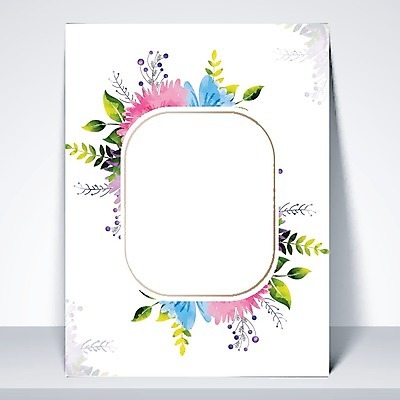 EPS 해외이미지 템플릿 배너 기념일 꽃 백그라운드 꽃무늬 패턴 일러스트 수채화 프레임 이벤트 사람없음 장식 컬러풀 파티 축제 봄 축하 클래식 우아함 그림 초대 국경 해외202004 해외일러스트 식물 계절 컬러 컨셉 무늬 파일형식 벡터