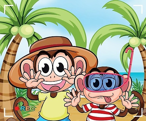 EPS 해외이미지 주간 나무 동물 계절 얼굴 모래 바다 잎 과일 일러스트 장난 포유류 하늘 고글 손바닥 미소 해변 그래픽 초록색 물 여름 파란색 태양 노란색 사진촬영 줄무늬 원숭이 뜨거움 상쾌 그림 공상 바보 우화 해외202004 해외일러스트 자연요소 식물 손 감정 컬러 무늬 표정 신체부위 촬영 파일형식 벡터