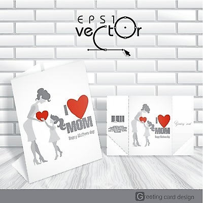 EPS 해외이미지 여자 행복 어린이 일러스트 가족 사랑 성인 두명 하트 축하 아기 여자만 어머니의날 해외202004 해외일러스트 모양 기념일 감정 컨셉 관계 사람 미국문화 파일형식 벡터