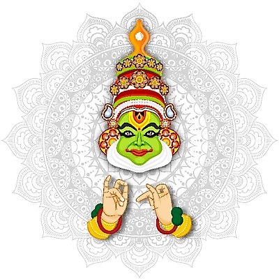 EPS 해외이미지 캐릭터 전통 손 행복 포스터 문화 얼굴 포즈 백그라운드 꽃무늬 패턴 일러스트 왕관 가면 이벤트 축제 공연 연주자 댄서 축하 춤 신용카드 인도인 기회 쇼 드라마 만다라 케랄라주 아바타 해외202004 해외일러스트 일러캐릭터 외국인 직업 꽃 감정 컨셉 무늬 문화예술 동양인 신체부위 금융 음악가 인도_나라 파일형식 벡터