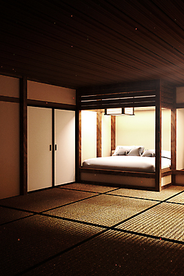포토 JPG 해외이미지 전통 디자인 가구 건축양식 베개 침구 탁자 호텔 휴식 바닥 주택 동양인 사람없음 내부 목재 장식 3D 우주 일본 카펫 침실 방 매트 흰색 침대 램프 잠 고급 휴양지 지역 리빙 매트리스 미니멀 해외202004 해외포토 나무 건축 아시아 컬러 생활용품 컨셉 재료 숙소 조명 인종 건물 장소 디지털합성 파일형식