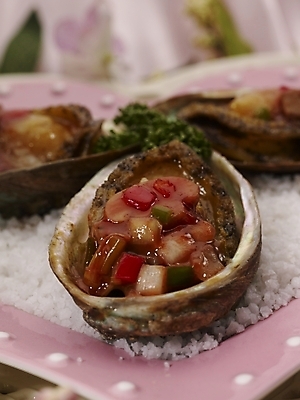 포토 JPG 스튜디오촬영 그릇 식기 접시 음식 실내 근접촬영 사람없음 장식 중식 전복요리 국내포토 뷰포인트 내부 파일형식