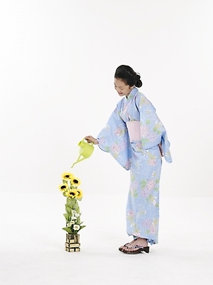 포토 JPG 스튜디오촬영 전신 모델 여자 꽃 아시아 화분 외국문화 포즈 일본문화 실내 표정 한명 누끼 사람 동양인 세로 일본 물뿌리개 전통의상 기모노 여자만 여자한명만 국내포토 식물 1 동양문화 전통 나라 문화 인종 내부 일본전통의상 파일형식