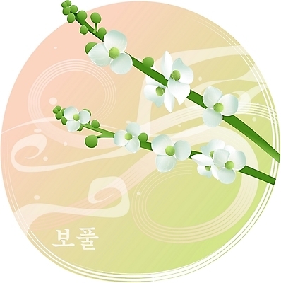 EPS 클립아트 식물 꽃 백그라운드 일러스트 여름꽃 자연 사람없음 들꽃 흰색 보풀 국내일러스트 컬러 생태계 파일형식 벡터 여름_계절