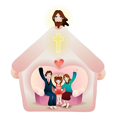 EPS 여자 남자 기독교 어린이 십자가 일러스트 가정 가족 엄마 주택 사람 소녀 여러명 소파 하트 예수 구출 아빠 성자 국내일러스트 모양 종교 다수 의자 관계 건물 도움 신_종교 파일형식 벡터