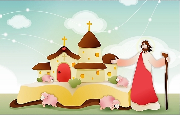 EPS 주간 구름 남자 기독교 십자가 일러스트 지팡이 사랑 한명 사람 20대 성인 야외 교회 성경 하트 양 예수 막대기 성자 성직자 남자만 남자한명만 성인남자만 청년만 청년남자만 청년남자한명만 성인한명만 성인남자한명만 성인만 국내일러스트 자연요소 모양 1 감정 종교 종교용품 포유류 종교건축 청년 건물 신_종교 파일형식 벡터