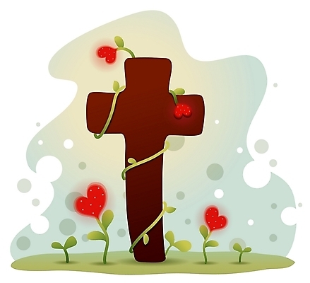 EPS 아이콘 꽃 기독교 십자가 종교용품 기독교용품 사람없음 새싹 하트 성자 기독교아이콘 2D아이콘 모양 식물 종교 파일형식 벡터