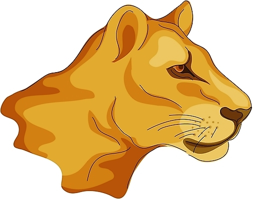 EPS 클립아트 동물 척추동물 한마리 육지동물 야생동물 일러스트 포유류 사람없음 사자 암사자 국내일러스트 1 암컷 파일형식 벡터