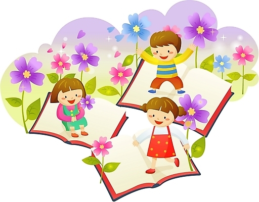 EPS 구름 여자 남자 꽃 기독교 종교 어린이 일러스트 사람 소녀 소년 세명 성경 성자 어린이만 국내일러스트 자연요소 식물 종교용품 파일형식 벡터